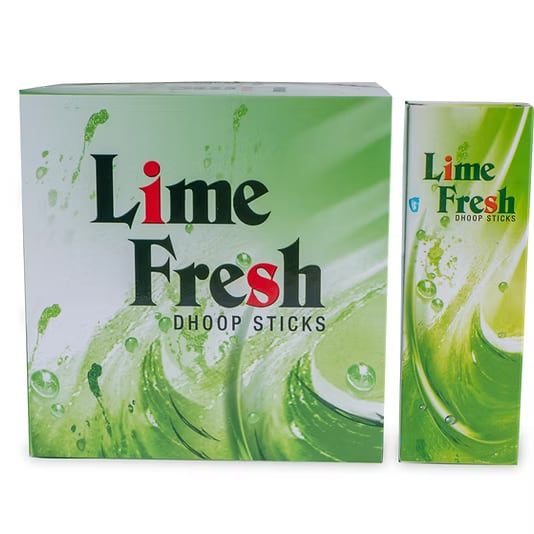 Lime Fresh Dhoop Sticks packaging