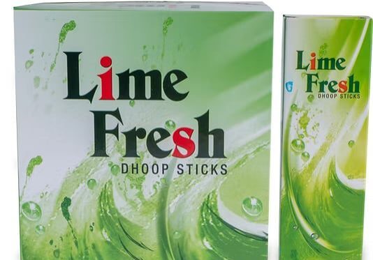 Lime Fresh Dhoop Sticks packaging