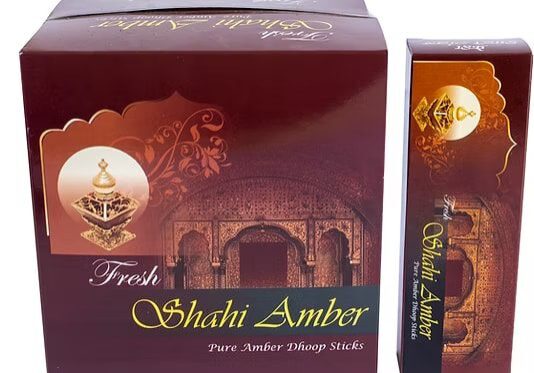 Pure Amber Dhoop Sticks box