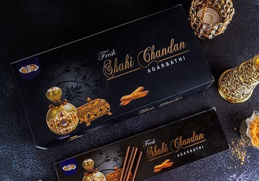 Elegant incense packaging with accessories